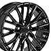 OE Wheels LX59 20 Inch Rim Fits RX350/RX450 Style 5x114.3 20x8 Gloss Black - Hollander 74339 (1)