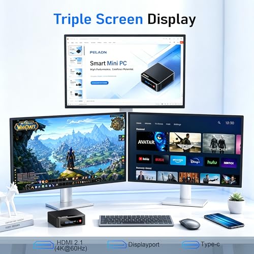 Image of Beelink SER5 Mini PC with AMD Ryzen 5 5625U (6C /12T, 7 CUs GPU 1800MHz), 16GB 3200MHz DDR4 500GB SSD, Mini Desktop Computers Support 2.5 Inch HDD Expend /4K Output /2.5G LAN /WiFi 6 /BT5.4 Home /Office