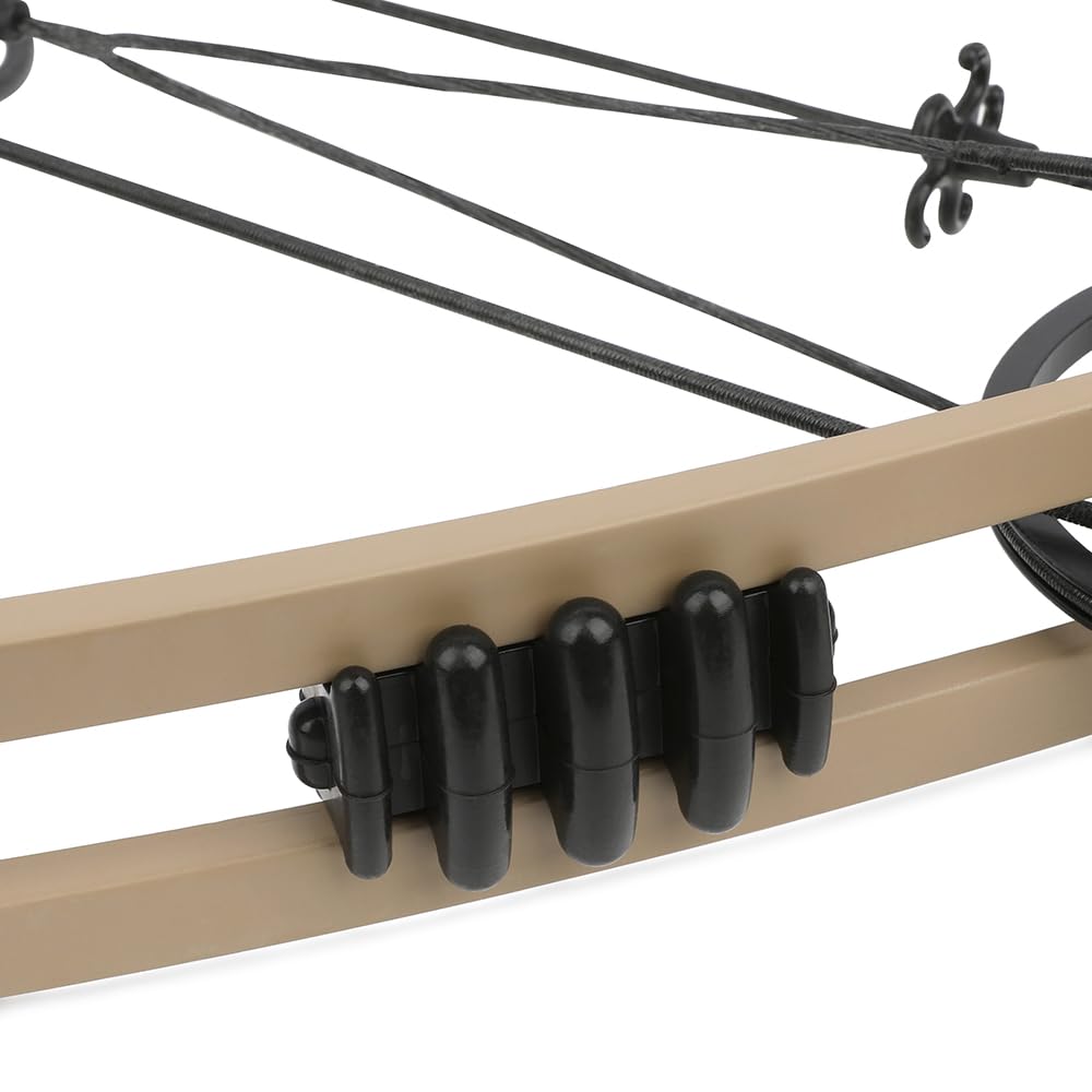 wolfman Compoundbogen Set mit Pfeilen 30–55 lbs,310 FPS Hochleistungsbogen für Erwachsene, Jagd & Angeln Bogenschießen