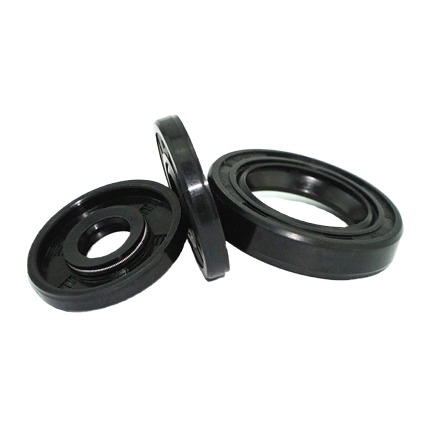 JOLAU 75x120x12/13 75 * 130 * 12 75x130x12 Nitrile Rubber Double Lip NBR Spring TC Ring Gasket Radial Shaft Skeleton Oil Seal (Size : 1Piece 75x120x12)