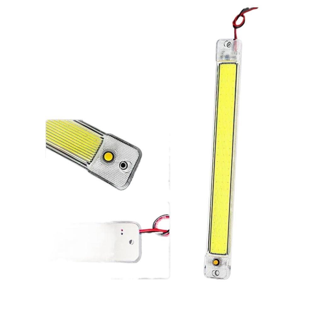 A42M-84 LED COB Panel de luz de brillo Compatible con coche RV Van cabina Lámpara de lectura de techo luces de placa de techo 12V 24V