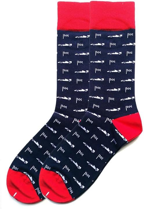 Novelty Crew Socks Transportation Pattern Casual Crazy Funny Dress Socks For Women Men Gifts