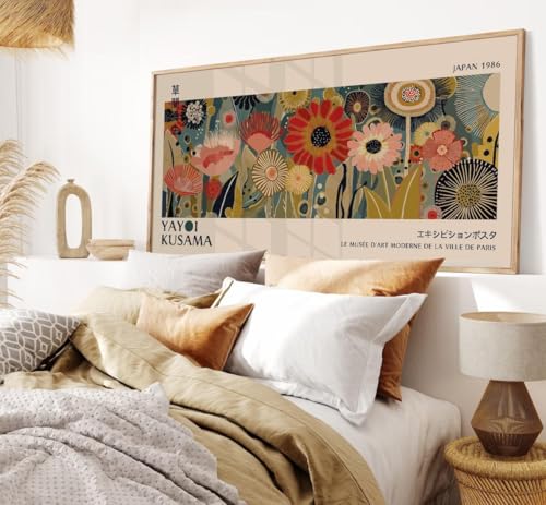 Affiche rétro Yayoi Kusama : sublimez votre déco de lit - 3