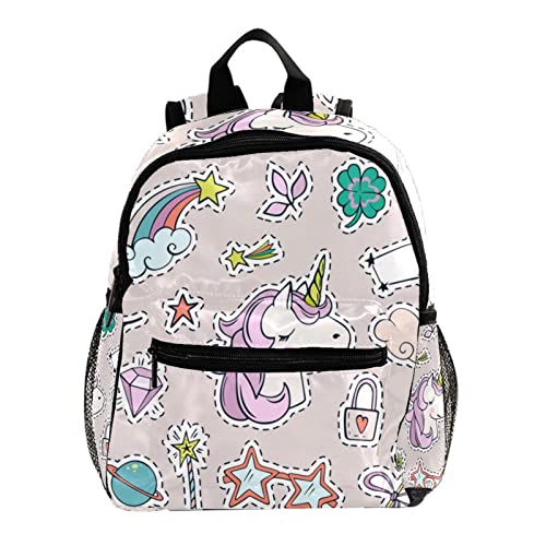 Sac à dos pour enfants licorne mignonne, idéal pour les sorties et les voyages en famille.