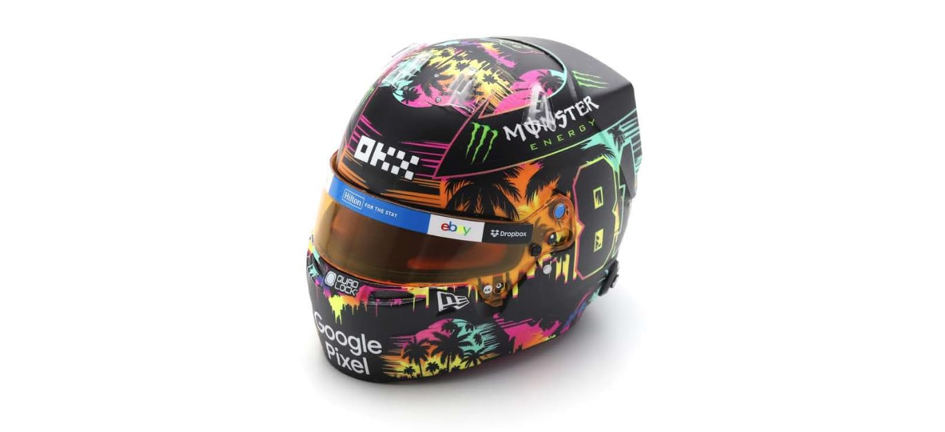 Spark McLaren Formula 1 Team - Oscar Piastri - USA Special Edition Miami GP 2024-1/5 skala mini kask, modele