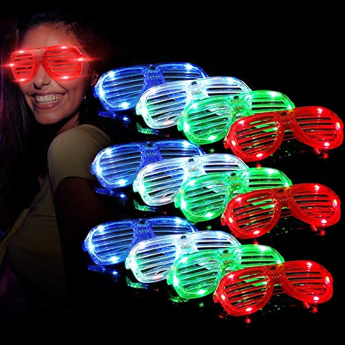 Lunettes lumineuses LED M.best idée cadeau anniversaire et fête