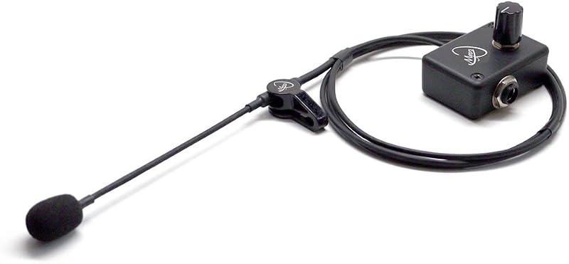 The Feather Native American Flute Microphone System with Flexible Micro-Gooseneck