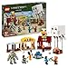 LEGO Minecraft El Ataque a la Aldea del Globo de Ghast - Casa de Steve de Juguete con 4 Minifiguras, Figura de Golem de Hierro y Función Dinamita - Regalo Gamer para Niños y Niñas de 10+ Años 21273
