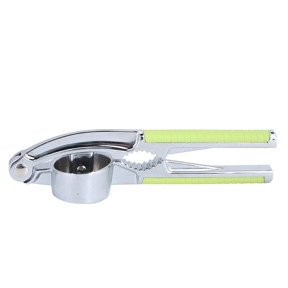 Garlic Press,Garlic Mincer Manual Food Garlic Press Grinder Crusher Masher Kitchen Portable Walnut Cracker for Home Use