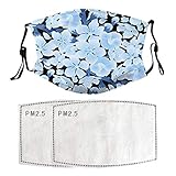 Schützen Sie Mund und Gesicht vor Staub. Anzug für alle Arten von Aktivitäten im Freien und drinnen, wie z. B. Hausreinigung, Gartenarbeit, Skifahren, U-Bahn usw. Ideal für Frauen und Männer, geeignet für Radfahren, Camping, Laufen, Reisen, Klettern und den täglichen Gebrauch.