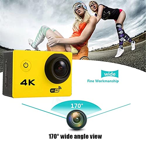 PIG-GIRL Outdoor-Sportkamera, 4K 16MP Ultra-High-Definition Pixel Eingebaute 64G Speicherkarte, 170° wasserdichte Weitwinkel-Sportkamera, klares Bild – Bild 7