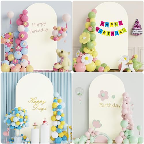 Wokceer Metal Arch Stand and Arch Cover for Birthday Party, Ceremony, Bridal shower & Baby Shower Events - Image 5