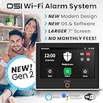 Alarm System for Home Security (Gen 2)11 piece. DIY, Touch Screen, Motion Detection, Contact sensors, Wireless Siren, Remotes, Phone App, Compatible with Alexa, Continuous Updates,NO Monthly Fees - Image 2