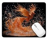 Tappetino Mouse Gaming, Fenice Tappetino per Mouse 600 x 400 mm, A-2662