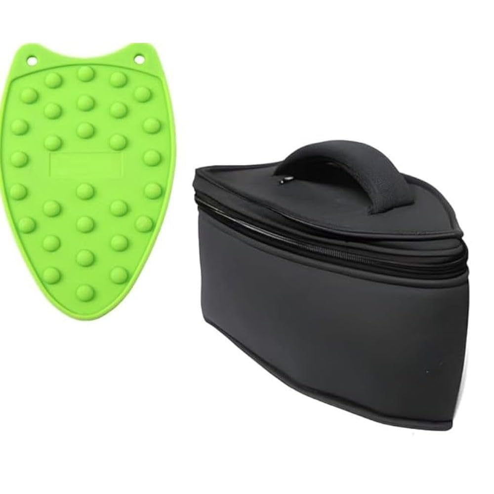 Silicone Rest Pad for Ironing Board Iron Storage Bag Heat Resistant Pad, Protective Cover, Iron Carrier, Iron Tote with Handle, Zipper Closure Mini Silicone Mat(1 Pcs Of Pad & 1 Pcs Of Cover)-picture-45