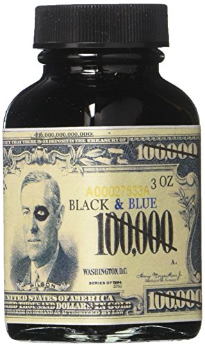 Noodler's Ink Fountain Pen Bottled Ink, 3oz, Blue Black