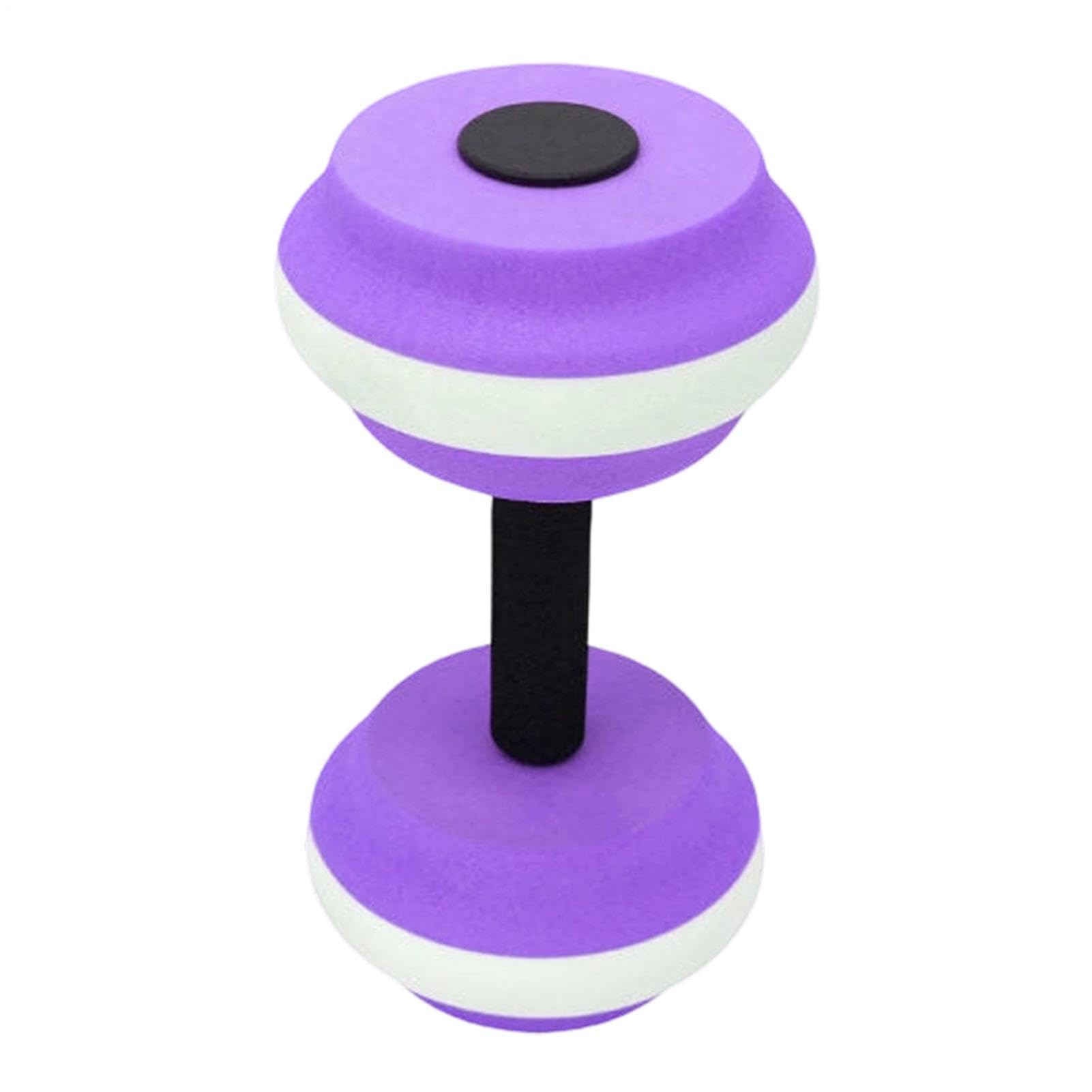 Aqua Dumbbell - (Medium) Water Aerobics Barbell | EVA Butterfly Float Dumbbell | 1-Pair for Pool Fitness Exercise High Density Foam Hand Weight Strength Training Blue Swimming Equipment