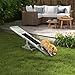 PawHut Wooden Dog Agility Seesaw for Training and Exercise, Platform Equipment Run Game Toy, Weather Resistant Pet Supplies, 71