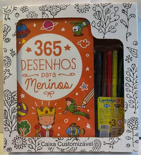 Conjunto 365 desenhos para meninos: