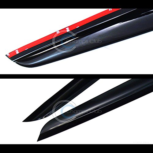 Hs Power Sun/Rain Smoke Guard Deflector Window Visors 4Pcs 08-12 Chevy Malibu #TOP7