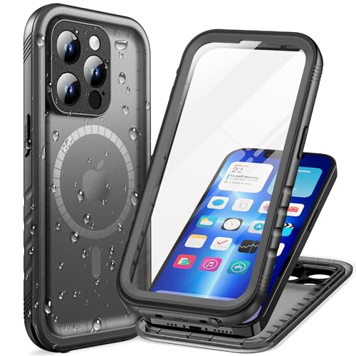 Cozycase for iPhone 13 Pro Waterproof Shockproof Dust Proof Case [Compatible with MagSafe] - Heavy Duty/360 Full Body/Military Grade/Rugged Hard Built