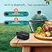 Wi-Fi & Bluetooth BBQ Smoker Temperature Controller with Automatic Smoker Fan, INKBIRD ISC-027BW Grill Thermometer with 4 Probes for Big Green Egg, Kamado Joe, Primo, Vision Grill, Akorn Kamado, Weber