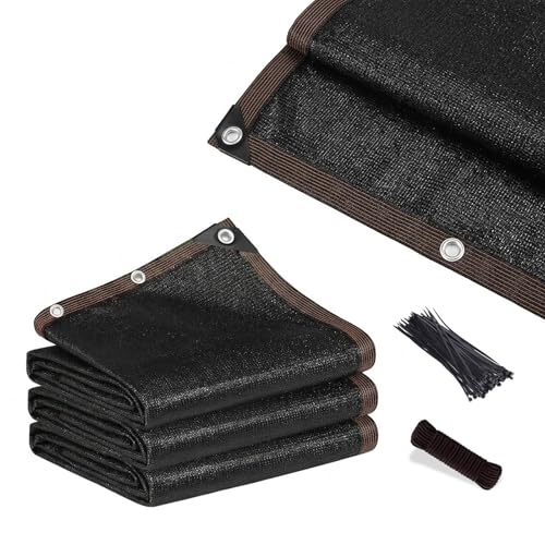 Genérico Malla de Sombreo Exterior Toldo Vela Rectangular Malla Ocultacion Jardin Lonas Impermeables Exterior 90% Proteccion UV Toldos Exteriors Terraza para Terraza Balcon Pérgola Plantas(6.0x8.0 M)