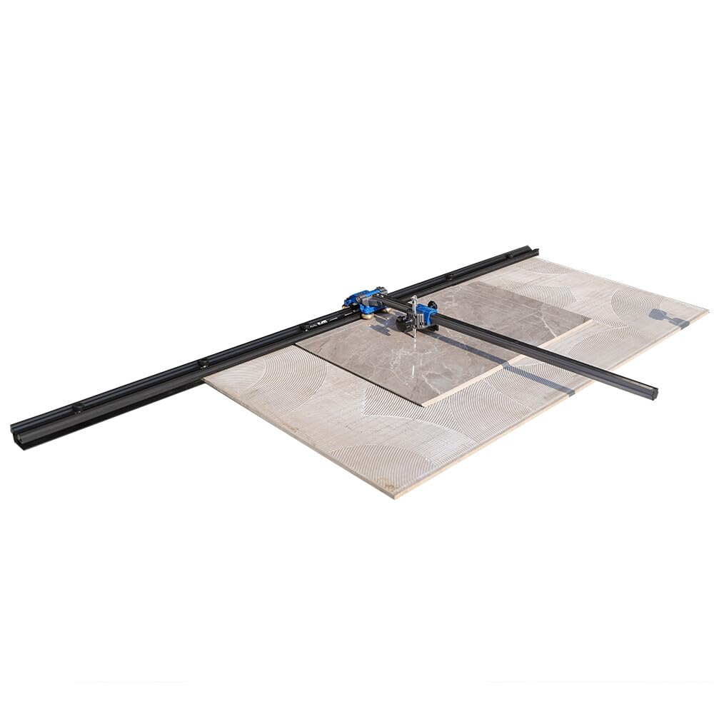 Raizi TCut™ - Cortador manual profesional de azulejos - Herramienta de corte de azulejos de gran formato de 1800 mm para porcelana y cerámica - Ruedas de tungsteno duales, rieles dobles extensibles