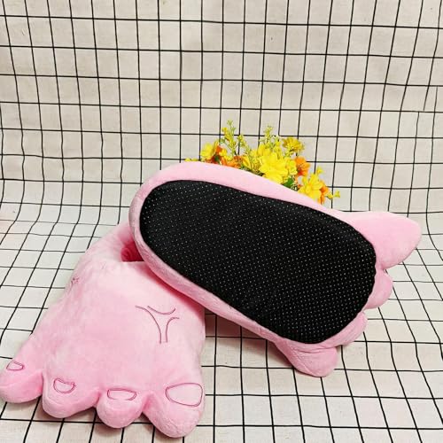 Big Foot Slippers,Cartoon Big Toe Shoes,Male Female Winter Warm Slippers Funny Indoor Plush Shoes3