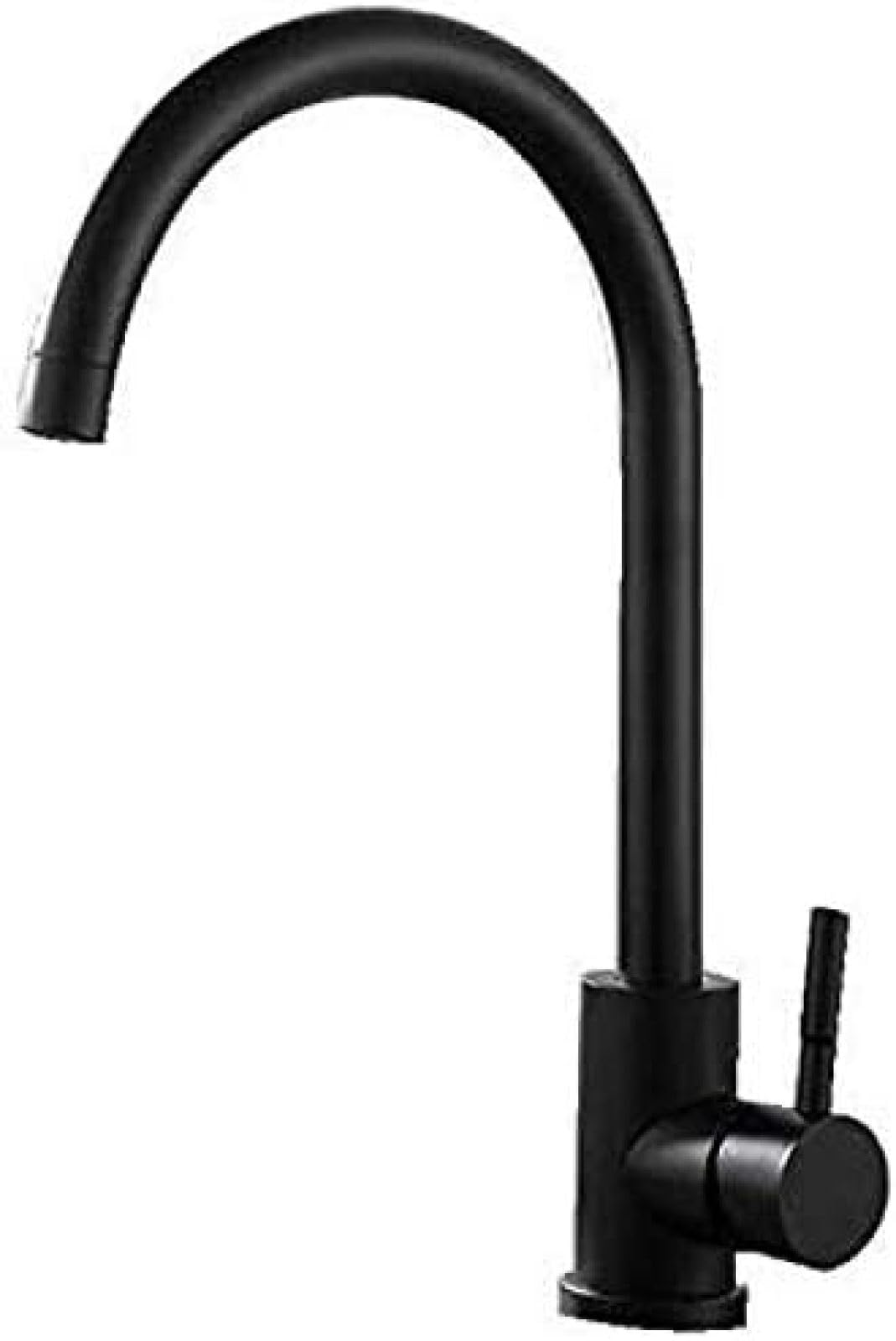 COSZWQDP Faucet 304 Stainless Steel Kitchen Sink Rotating Hot and Cold Taps with Swivel Spout