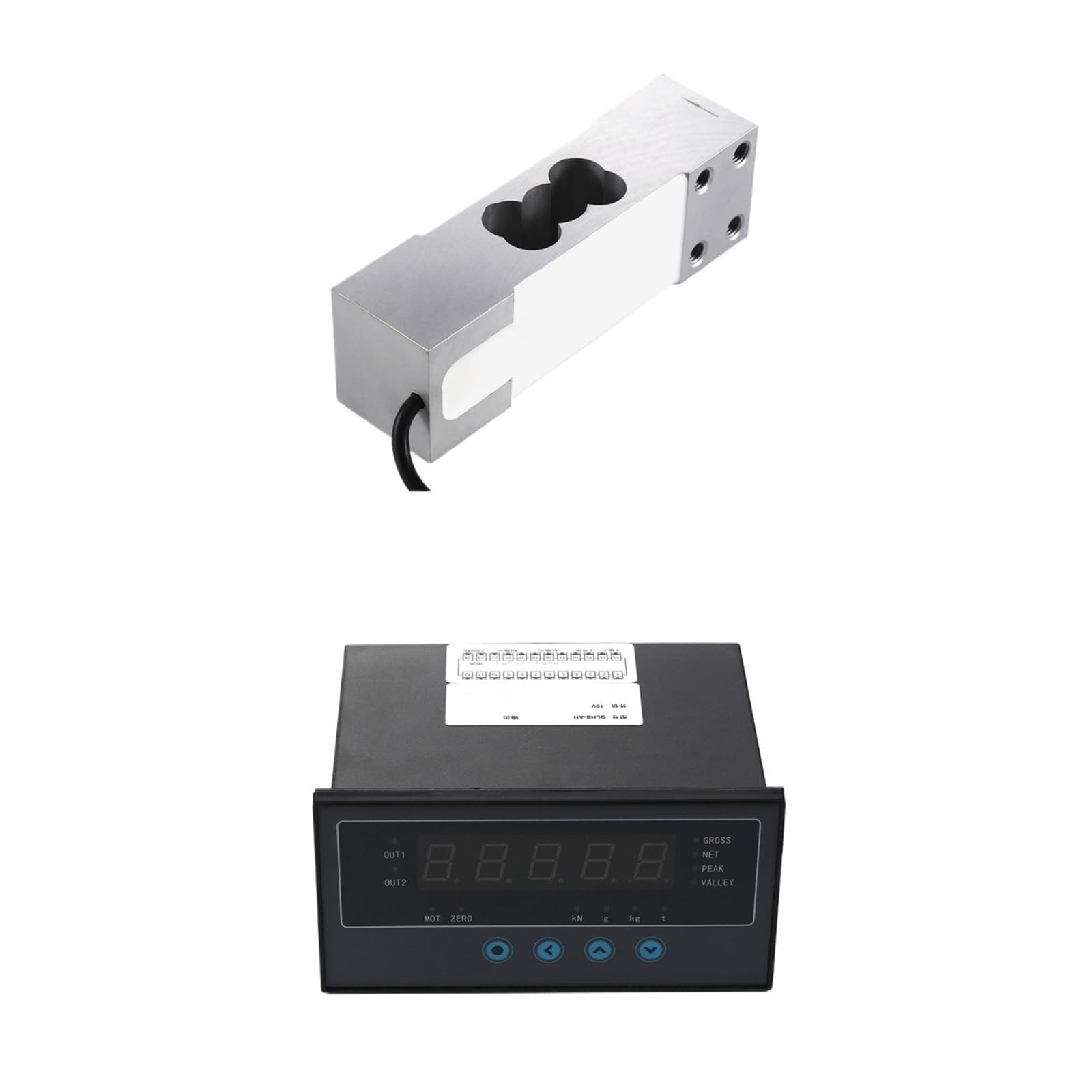 Capteur de force double sens 200 kg à écran 5 digits pour tests de compression
