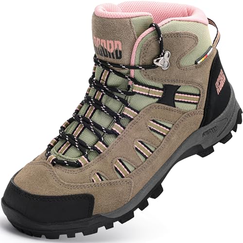 R CORD Womens Hiking Boots Breathable Waterproof H