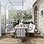 HAPPATIO Aluminum 9 Piece Patio Dining Sets, Outdoor Dining Set for 8, Patio Furniture Sets, 2 Swivel Dining Chairs, 6 Dining Chairs, Aluminum Furniture Set for Patio, Yard (Gray)