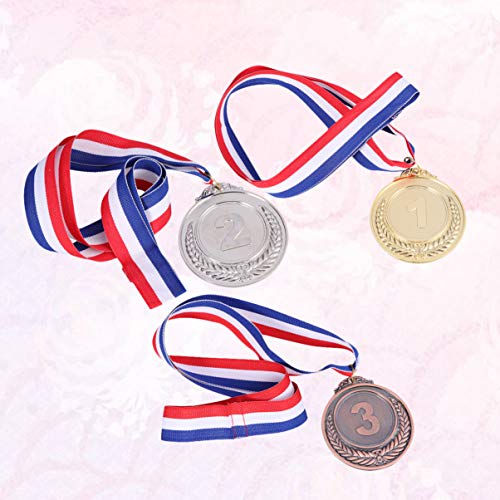 Medalhas de Prêmio IMIKEYA com Fita de Pescoço e Medalhas de Prêmio de Metal para Jogos Esportivos C