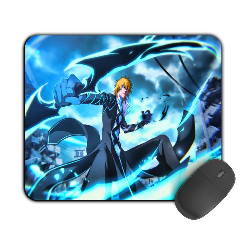 Image of Printed Designer Mouse Pad Ichigo Dangai Form (200MM X 240 X 3MM) Enhance Gaming and Work Performance Comfortable and Precise Non-Slip Water Proof Bleach Mouse Pad.