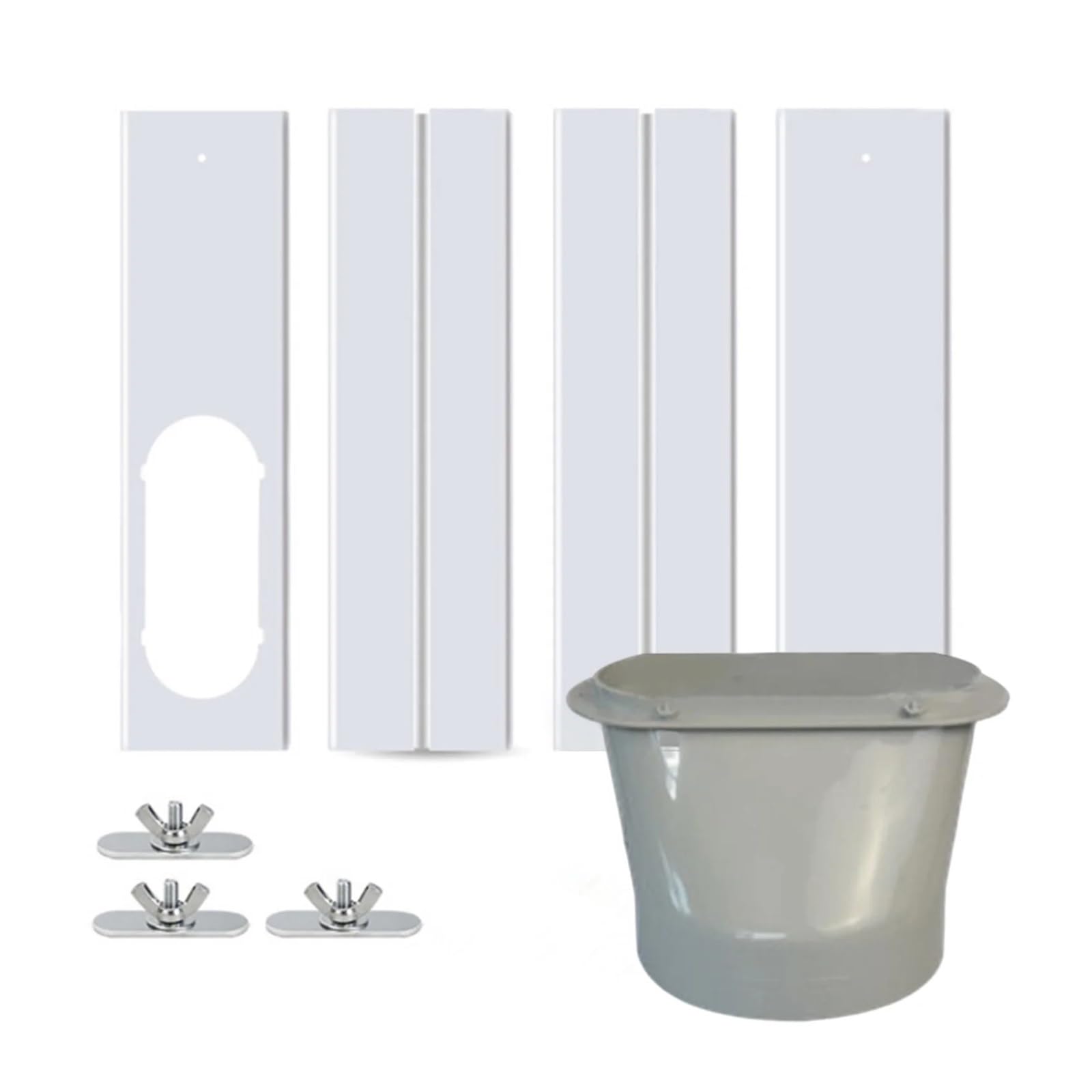 Mobile Air Conditioner Vent Kit Portable Conditioning Exhaust Hose Lightweight Accessories for Sliding Window Useful Works Brilliantly