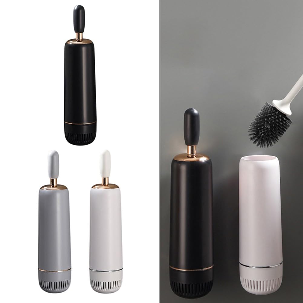 Brosse de nettoyage WC sans perçage pour éliminer l'humidité des coins