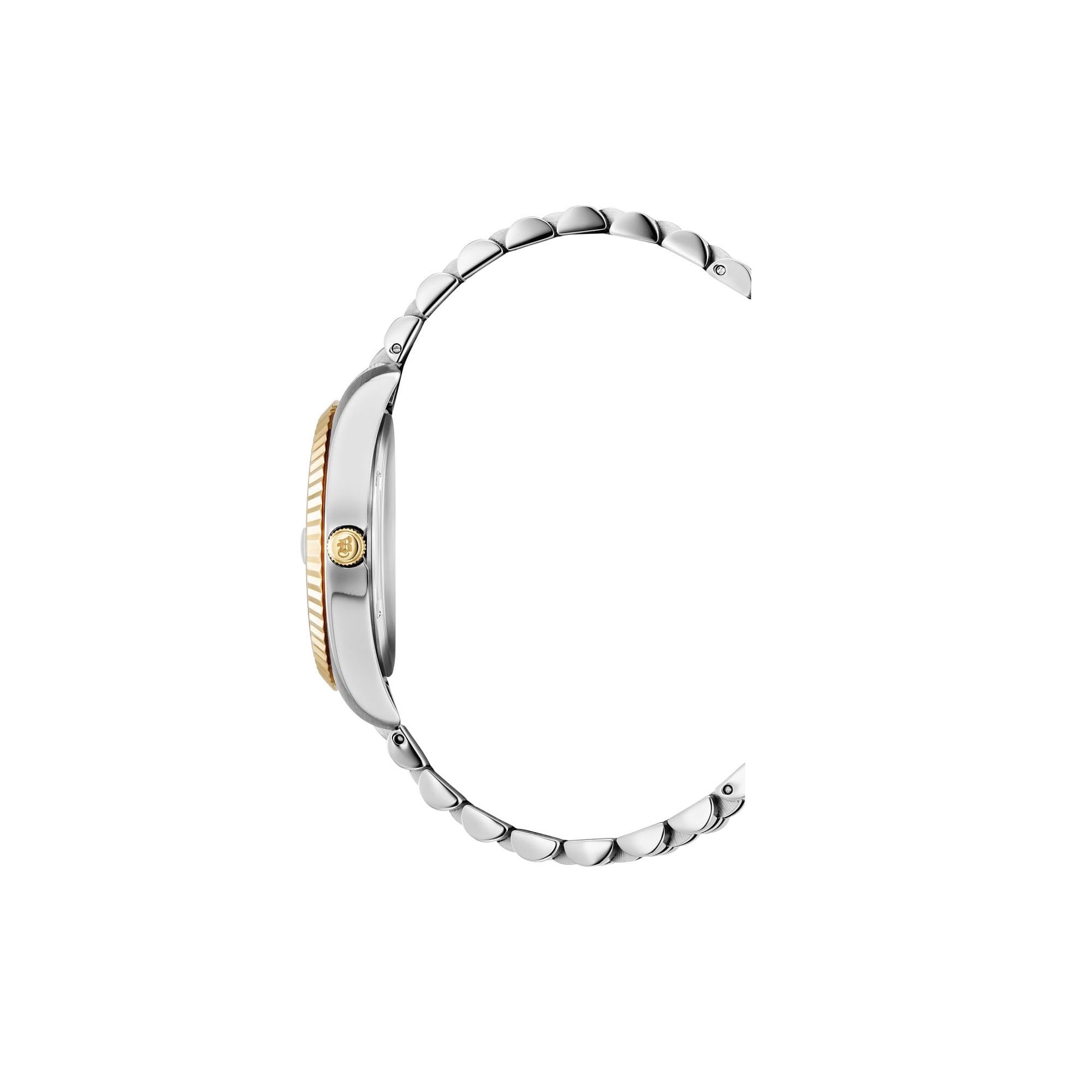 Jacques Du Manoir Damen Analog Uhr mit Edelstahl Armband JWG02202