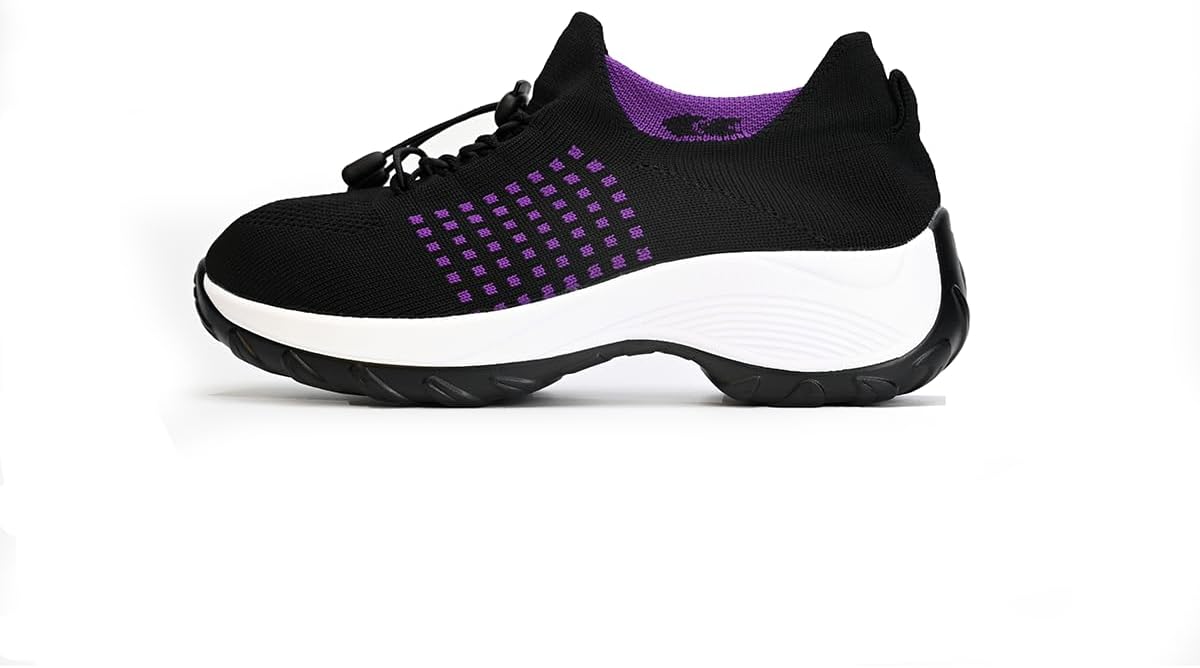 Comfort Wear Orthowear Shoes for Women, Women's Comfortable Casual Ladies Athletic Shoe Non Slip Thick Bottom