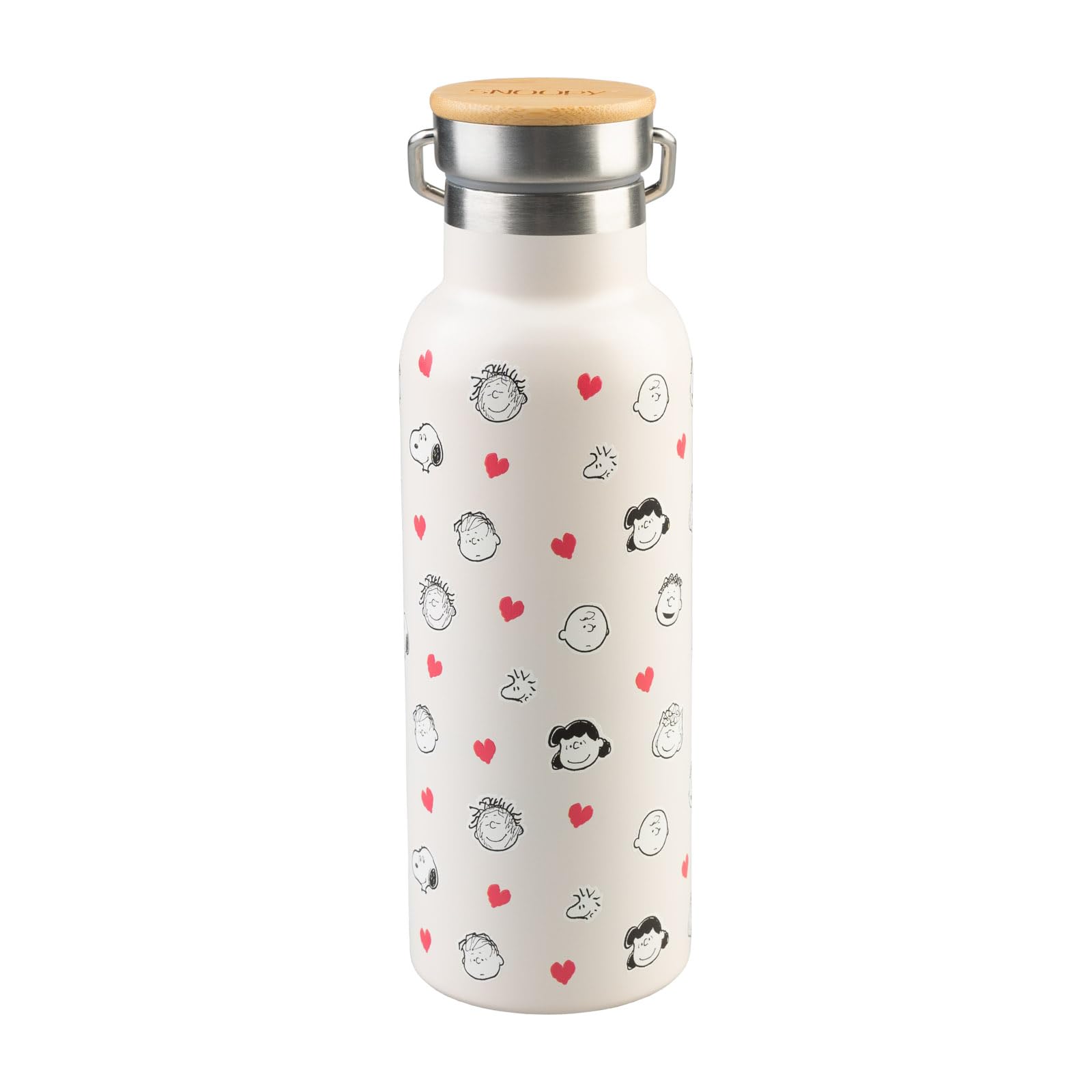Grupo Erik Metal Water Bottle 500ml / 17oz - Snoopy Gifts for Dog Lovers | Hot and Cold Water Bottle Stainless Steel, Cute Travel Bottles Gym | I Love You Gifts Under 20 Pounds
