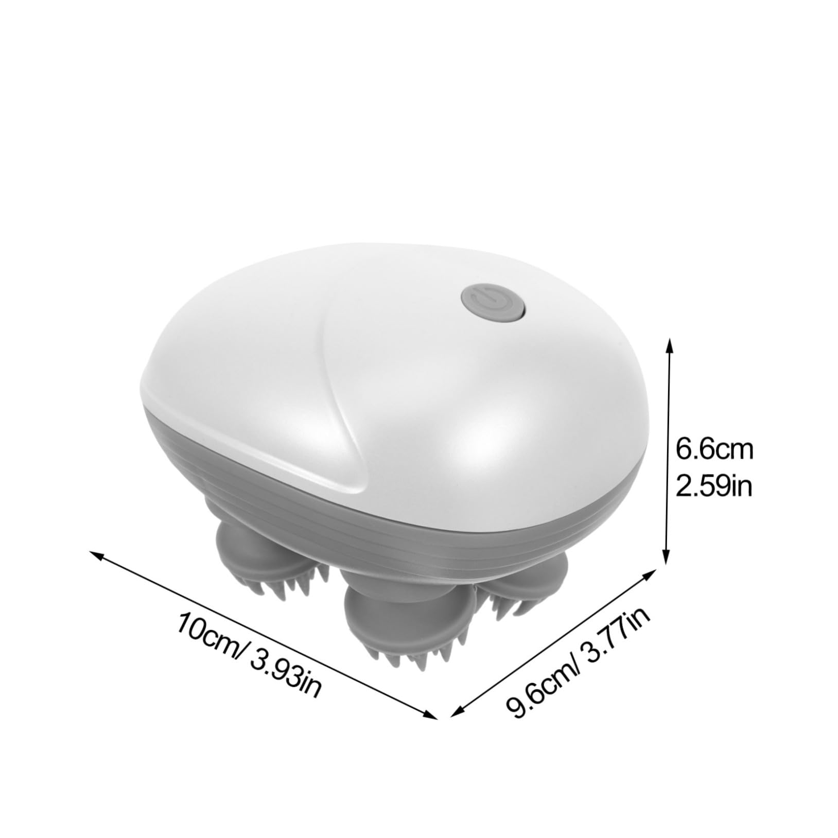 2 Set Massaggiatore Elettrico per e Capelluto Ergonomico Design Antistress Portatile per Uso e Hotel Stimolatore Sicuro e Confortevole per Cervicale