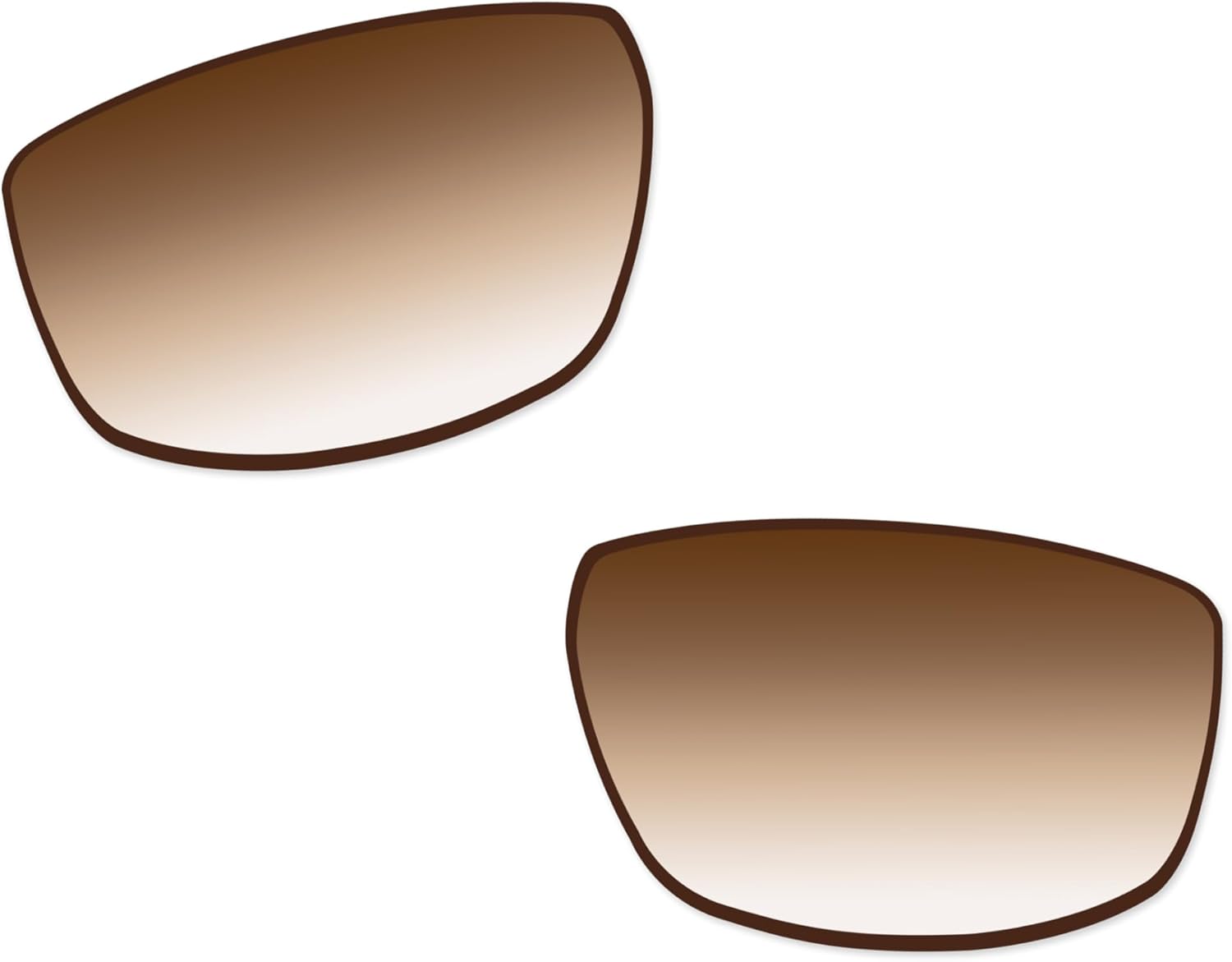Vonxyz Lenses Replacement for Spy Optic Dirty Mo Sunglass - Brown Gradient
