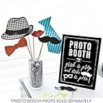 Big Dot of Happiness Photo Booth Sign with Stand – Festive & Durable Plastic Display – Indoor & Outdoor Party Decoration – 10.5” x 13.75” - Image 3