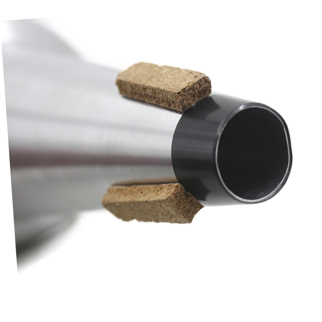 VANZACK 1pc Mute Tenor Trombone Long Trumpet Silver