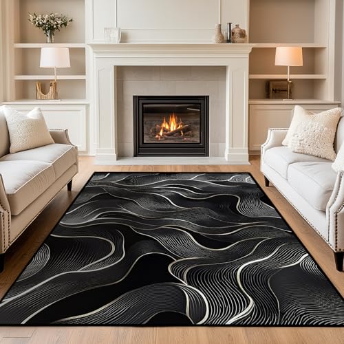 Tapete decorativo moderno 5x7 84x60 pulgadas miniatura 4