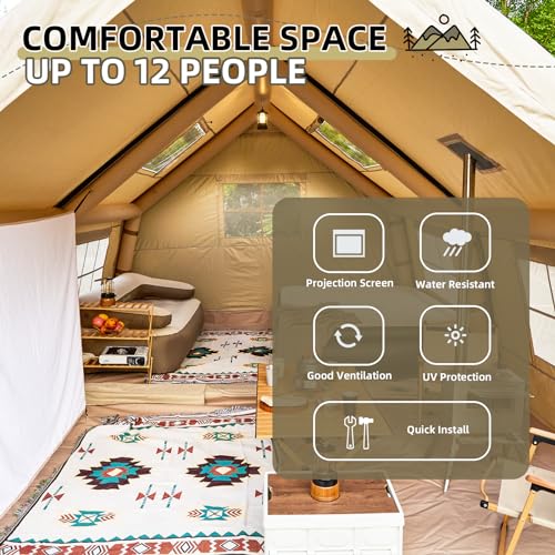 Carpa inflable para camping EROMMY para 6 personas miniatura 3