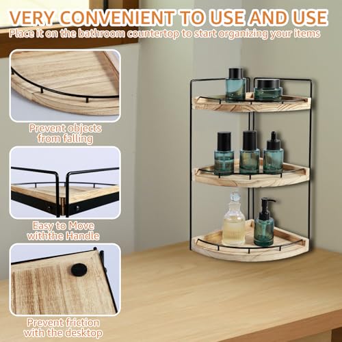 Étagère de douche d'angle murale 3 niveaux pour optimiser les petits espaces
