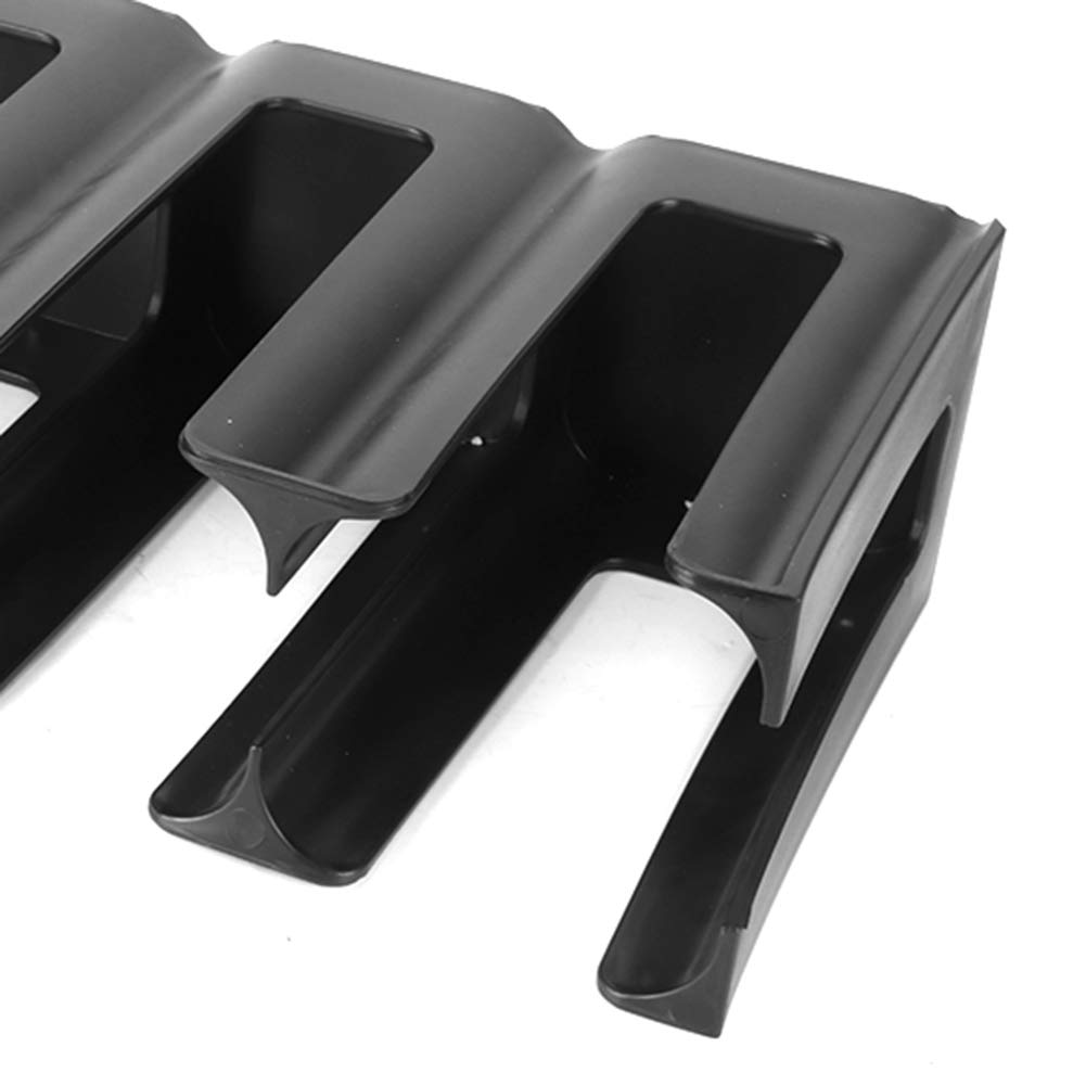 4 Fächer Kaffeebecherhalter, Wiederverwendbar Acryl Kaffee Spender Organizer, Milch Tee Shop Aufbewahrung Zubehör für Zuhause, Küche, Büro, Bar, Arbeitsplatte, Pausenraum(Gerade)