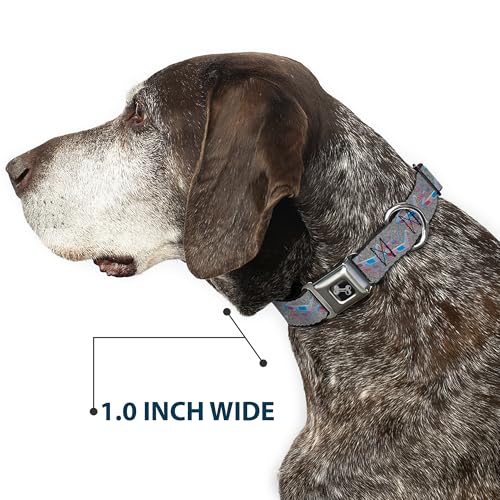 Collier de chien Buckle Down imprimé rétro pour petite taille - 7