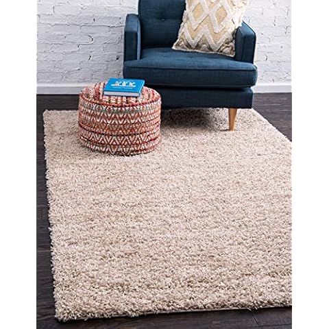Unique Loom Solid Shag Area Rug Cover